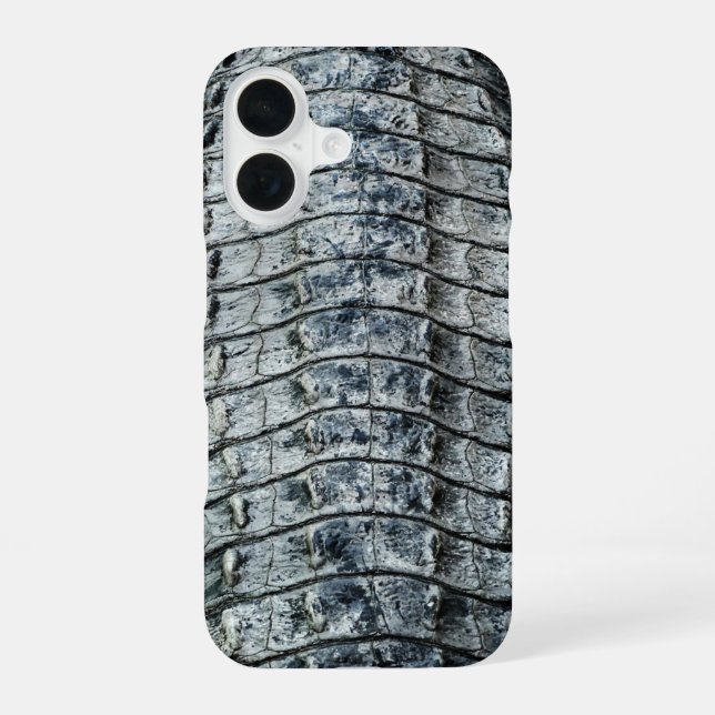 Funda Para iPhone 16 Piel de cocodrilo (Reverso )