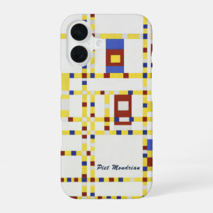 Funda Para iPhone 16 Piet Mondrian Broadway Boogie Woogie Arte Abstract