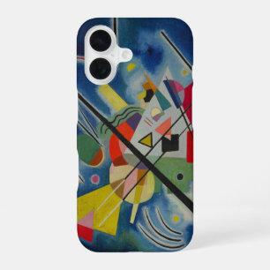 Funda Para iPhone 16 Pintura Azul de Kandinsky