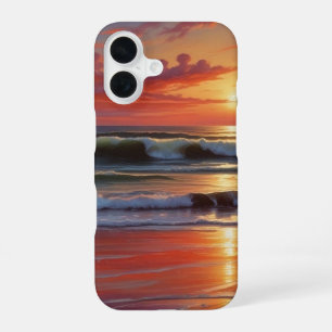 Funda Para iPhone 16 Pintura de pintura de la capa marina del Océano At