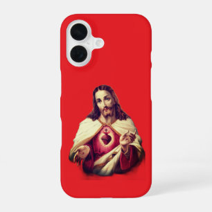 Funda Para iPhone 16 Pintura del Sagrado Corazón de Jesús - Portugal