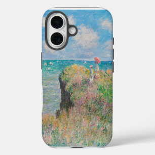 Funda Para iPhone 16 Pintura Impresionista de Monet Cielo Azul y Nubes