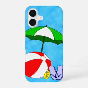 Funda Para iPhone 16 Piscina de bolas de playa Paraguas Samsung Galaxy