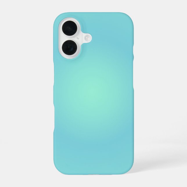 Funda Para iPhone 16 Piscis Gradiente de Aura Zodiaco, Gradiente Verde (Reverso )