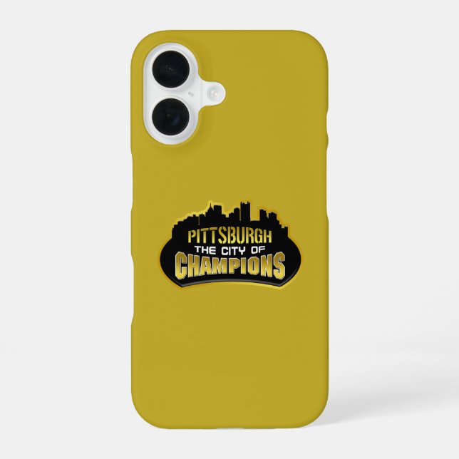 Funda Para iPhone 16 Pittsburgh Ciudad de Campeones (Reverso )