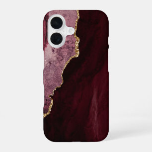 Funda Para iPhone 16 PixDezines ACRUATELA AGATA BORGOÑA