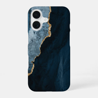 Funda Para iPhone 16 PixDezines AGATA EN ACRÍLICO AZUL PIZARRA