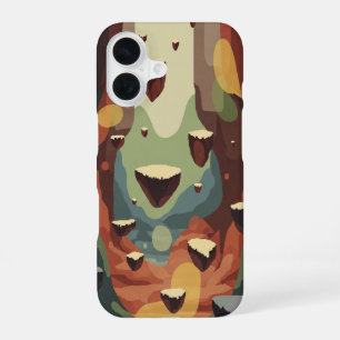 Funda Para iPhone 16 Pixel-Arcade Vintage Fantasía Cañón