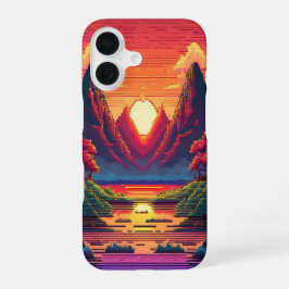Funda Para iPhone 16 Píxel Horizon