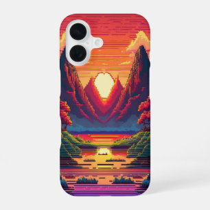 Funda Para iPhone 16 Píxel Horizon