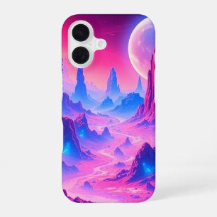 Funda para iPhone 16 Planeta Alien Neon P Cósmic