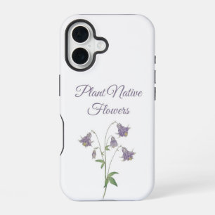 Funda Para iPhone 16 Planta de Columbina Flores Nativas (Europa)