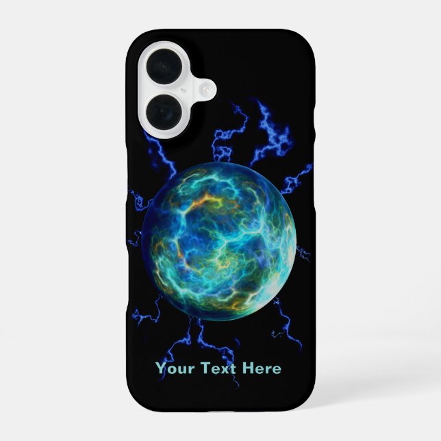 Funda Para iPhone 16 Plasma Eléctrico (Reverso )