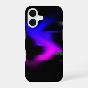 Funda Para iPhone 16 Plasma Glitch Negro