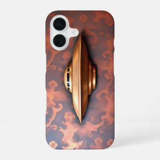FUNDA PARA iPhone 16 PLATO VOLADOR ALIENÍGENA