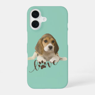 Funda Para iPhone 16 platos de papel Beagle