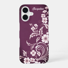 Funda Para iPhone 16 Plum Bloom Grace