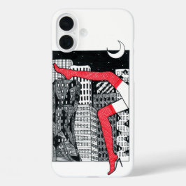 Funda para iPhone 16 Plus Ciudad Nocturna Estética