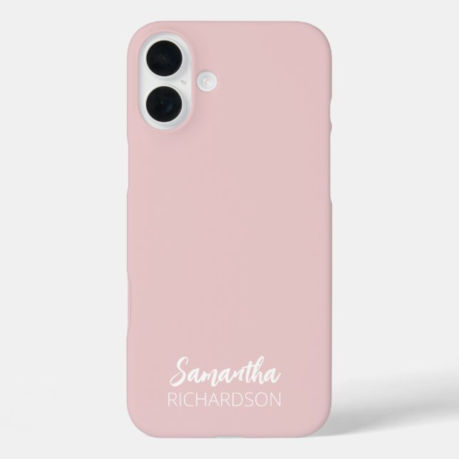 Funda para iPhone 16 Plus con nombre en letra scri (Reverso )