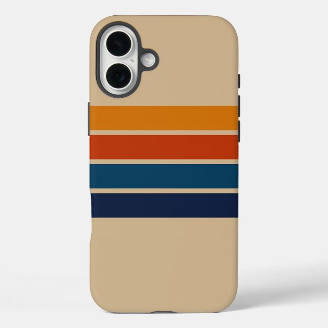 Funda para iPhone 16 Plus Retro de los 70 (Reverso )