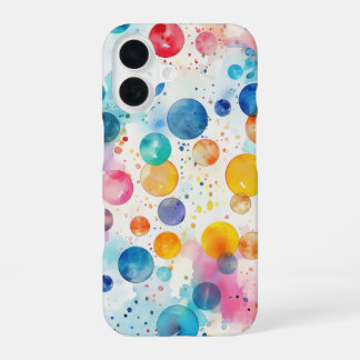 Funda Para iPhone 16 Polka Dot Watercolor