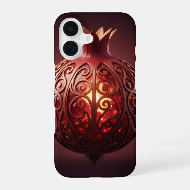 Funda Para iPhone 16 Pomegranate´10 (Reverso )