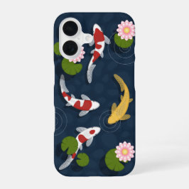 Funda Para iPhone 16 Pond Koi Fish