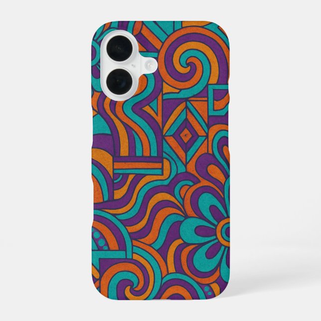 Funda Para iPhone 16 Pop Retro (Reverso )