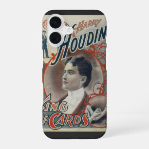 Funda Para iPhone 16 Póster Mágico Vintage, Mago Harry Houdini