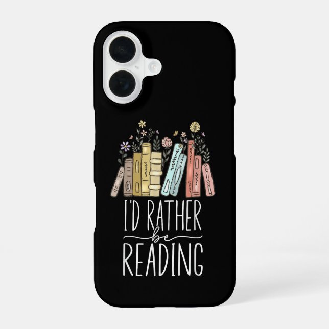 Funda Para iPhone 16 Prefiero Leer (Reverso )