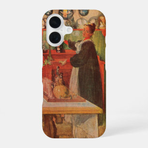 Funda Para iPhone 16 Preparándose para una partida de cartas de Carl La