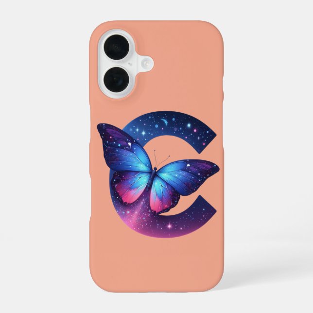 Funda Para iPhone 16 Primera inicial (Reverso )