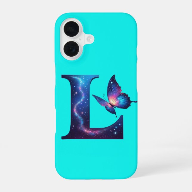 Funda Para iPhone 16 Primera inicial (Reverso )