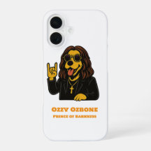 Prince of Barkness Funny Rock  Dog Phone Case