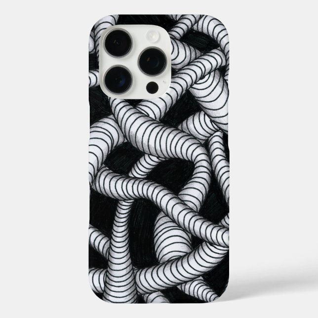 Funda para iPhone 16 Pro con Patrón de Tentáculo A (Reverso )