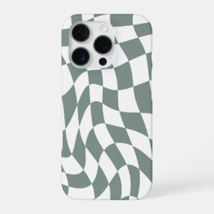 Funda para iPhone 16 Pro con tablero de ajedrez ve