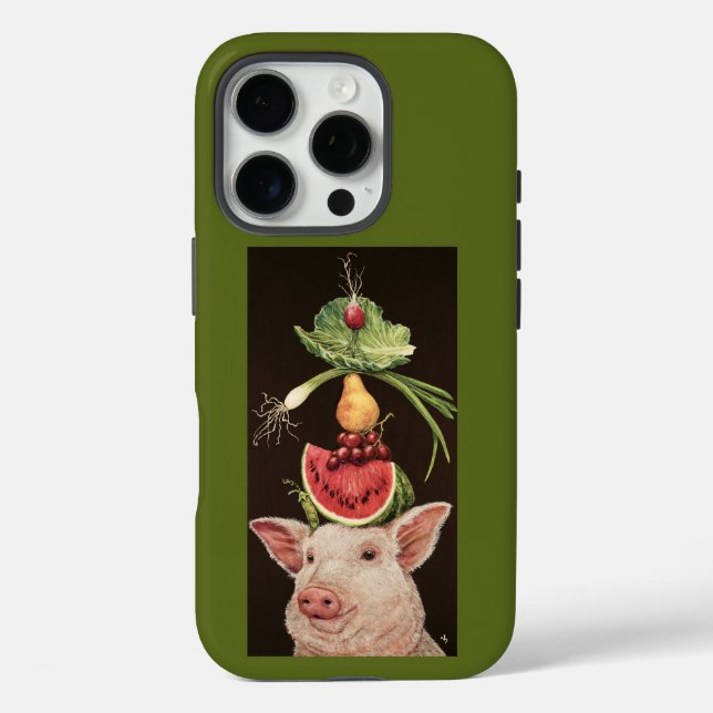 Funda para iPhone 16 Pro de Lulu la cerda (Reverso )