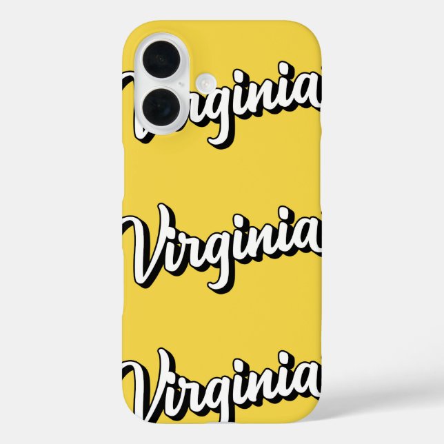 Funda para iPhone 16 Pro del orgullo de Virginia (Reverso )