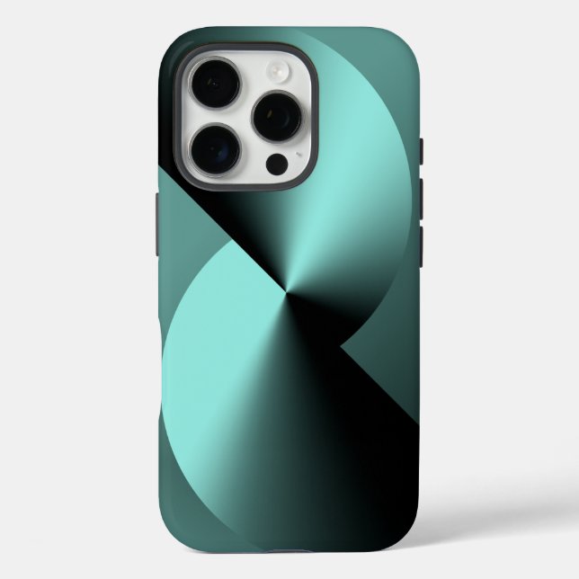 Funda para iPhone 16 Pro Geométrica Abstracta (Reverso )