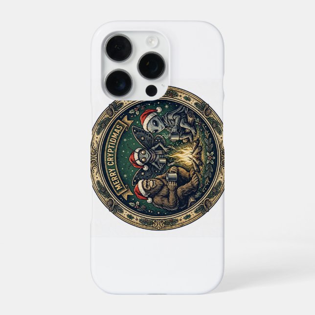 Funda para iPhone 16 Pro Insignia Feliz Criptid Na (Reverso)