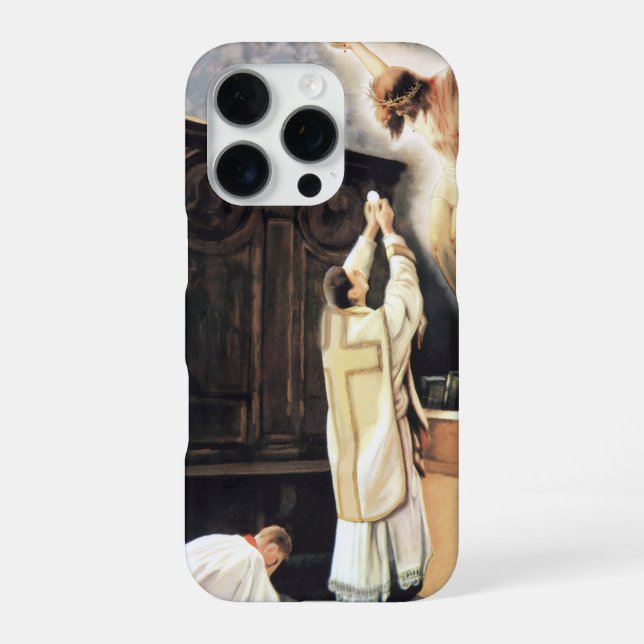 Funda para iPhone 16 Pro - La Misa Católica (Reverso)