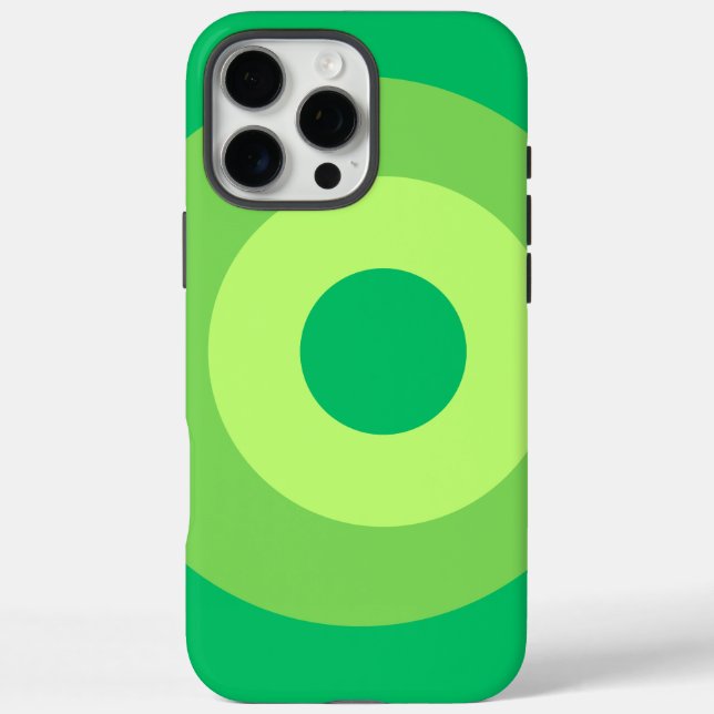 Funda para iPhone 16 Pro Max Apple Redonda Verde (Reverso)