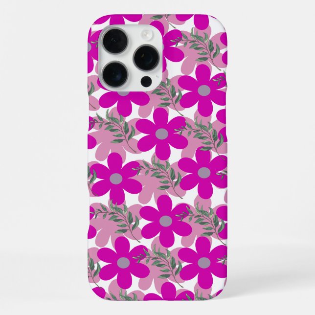 Funda para iPhone 16 Pro Max con patrón 'Bold Pink (Reverso )