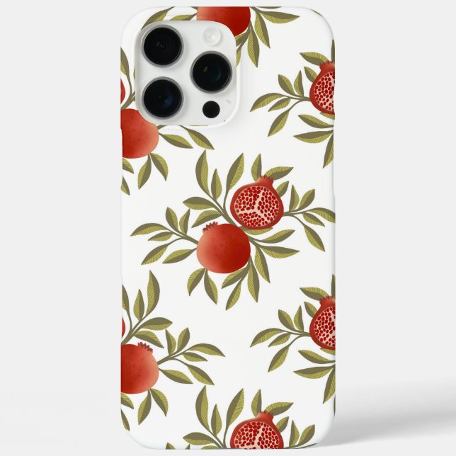 Funda para iPhone 16 Pro Max con patrón botánico d (Reverso )