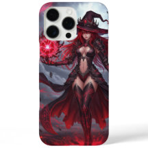 Funda para iPhone 16 Pro Max de Bruja de la Llama
