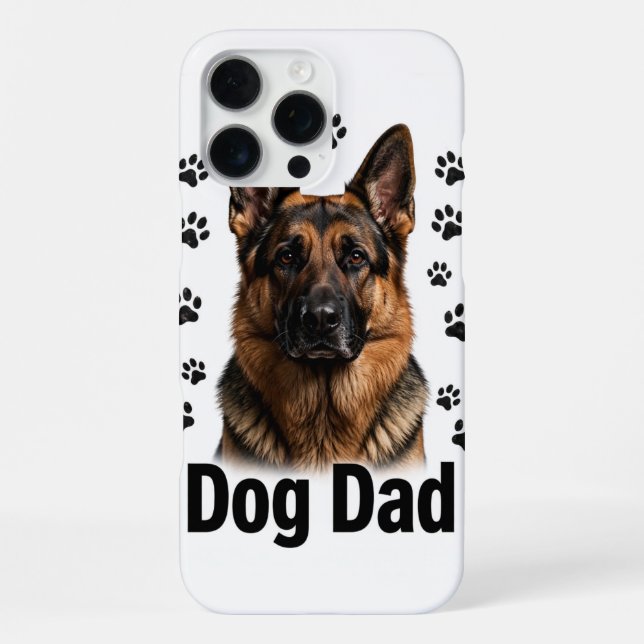Funda para iPhone 16 Pro Max de Dog Dad (Reverso )