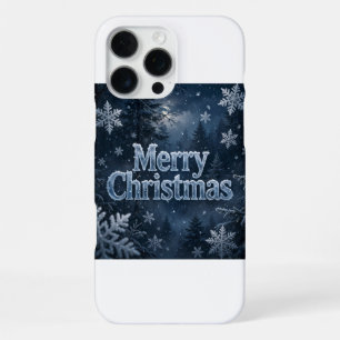 Funda para iPhone 16 Pro Max de Hielo Feliz Navida