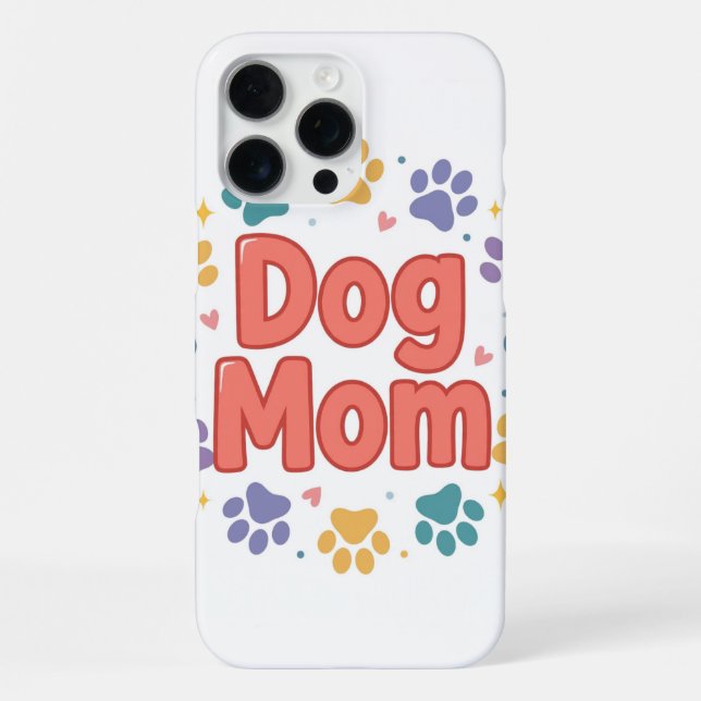 Funda para iPhone 16 Pro Max de Mamá de Perro (Reverso )
