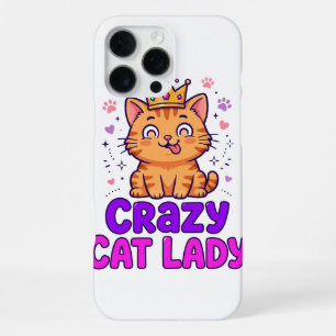 Funda para iPhone 16 Pro Max de Señora Gata Loca
