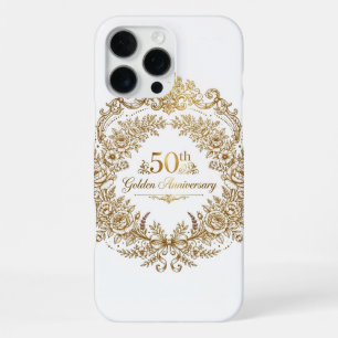 Funda para iPhone 16 Pro Max dorado 50 aniversario